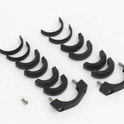 Bosch Montage- Kit Pour Displaysupport Pour Intuvia Et Nyon Collier, 1 Blockiervis, 3 X 4 Distance Gummis (31,8 Mm, 25,4 Mm Et 22,2 Mm)