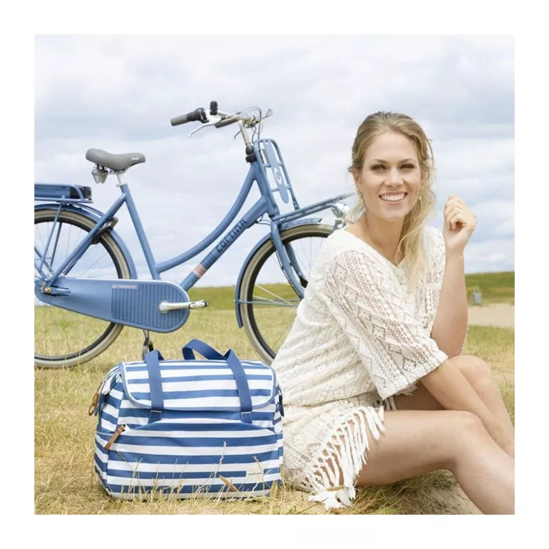 Sacoche De Vélo Tosca Blue Stripe New Looxs – Image 2
