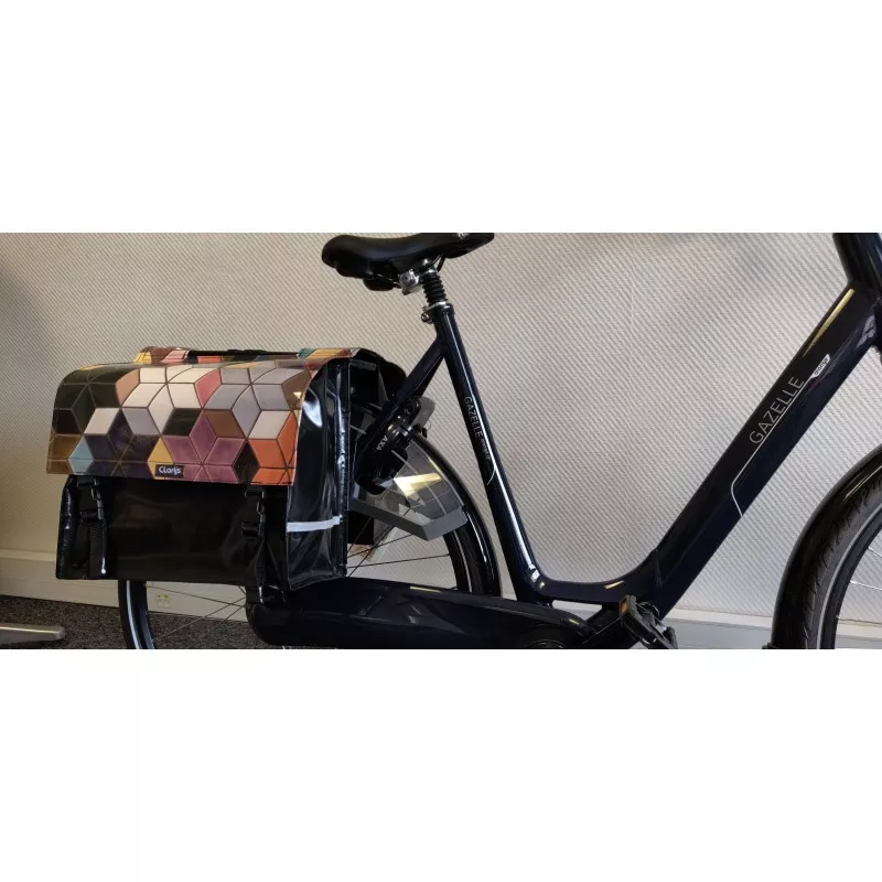SACOCHE VÉLO DOUBLE CUBES CLARIJS – Image 3