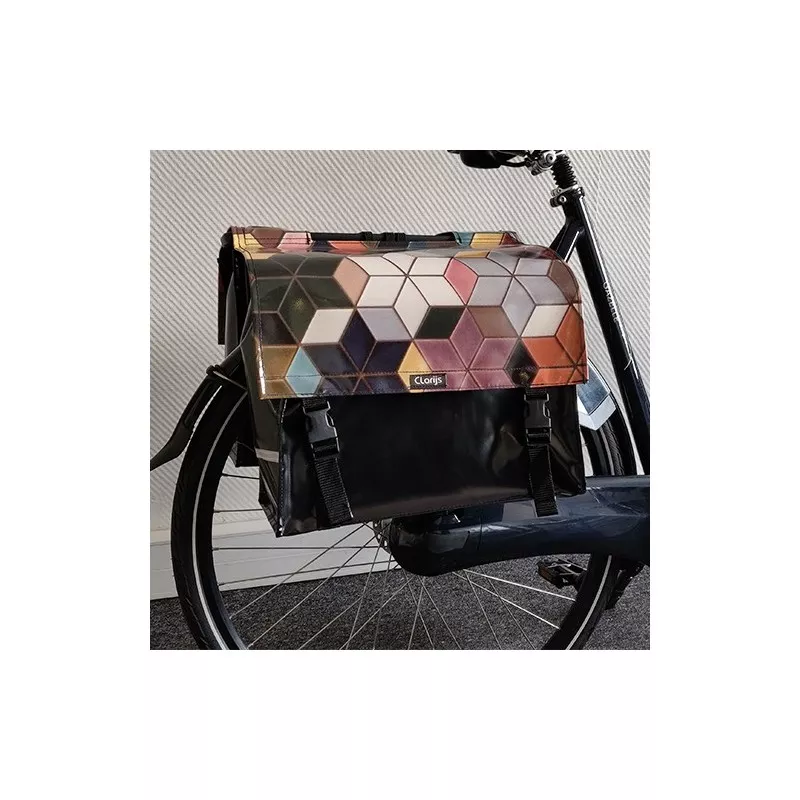 SACOCHE VÉLO DOUBLE CUBES CLARIJS – Image 4